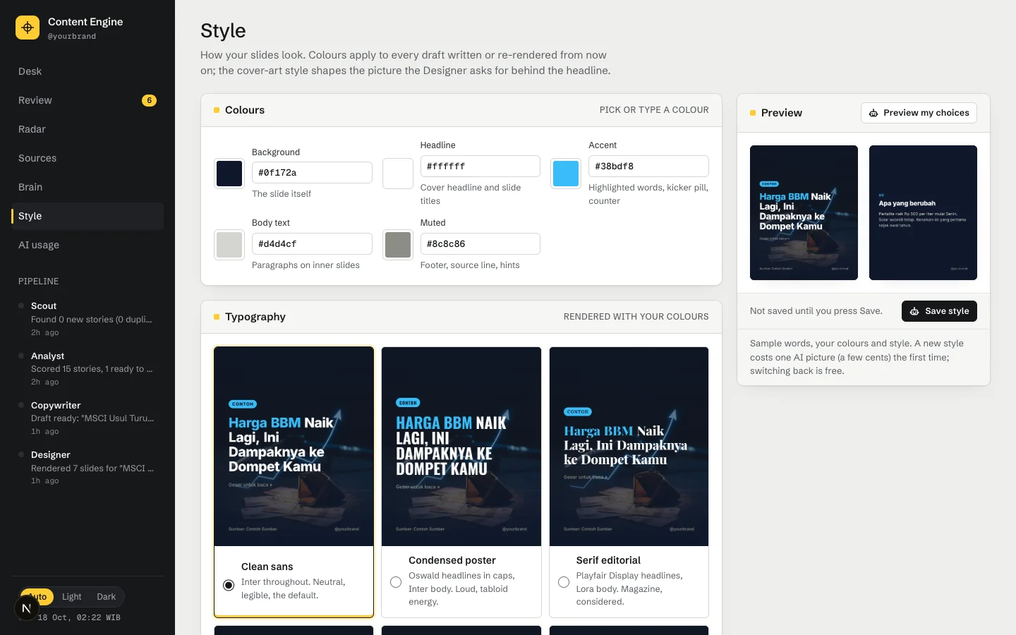 Content Engine screenshot 3