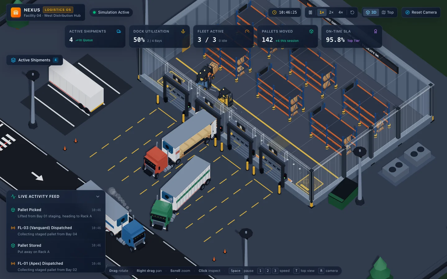 NEXUS Warehouse Sim screenshot 2