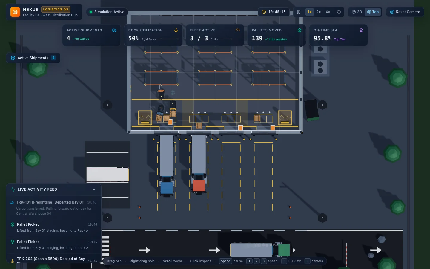 NEXUS Warehouse Sim screenshot 3